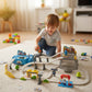 Educational Airport Track Car Toy Set in Qatar – 47 Pieces Kids Playset