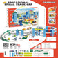 Educational Spiral Track Car Toy Set with 104 Pieces for Kids