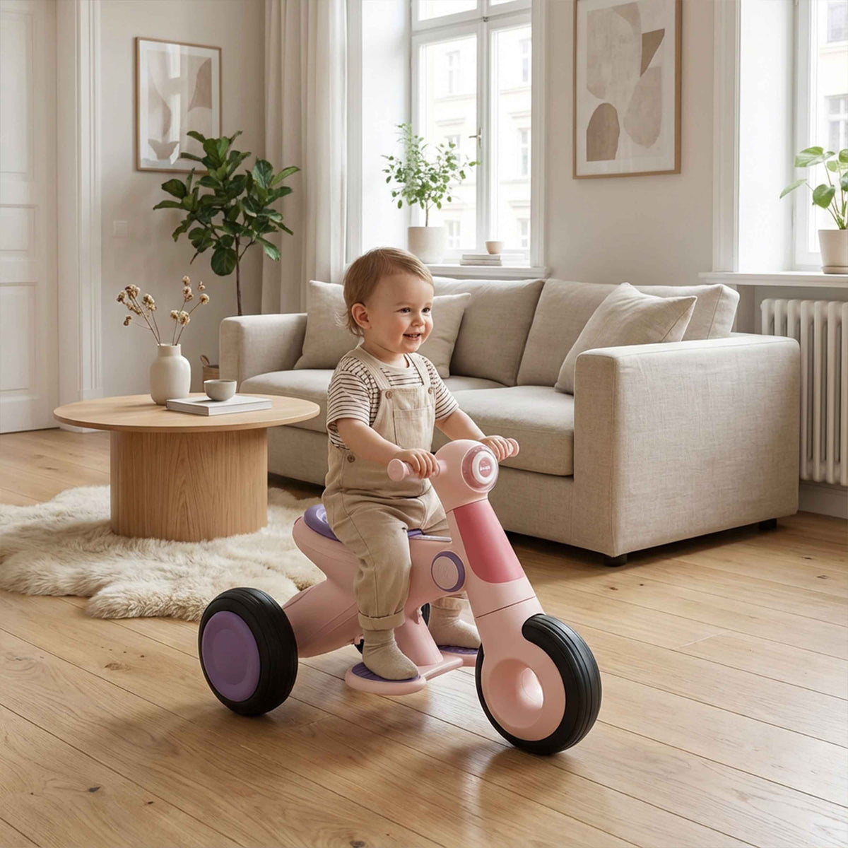 Electric Motorcycle for Kids – Light & Music – 2 Color Options