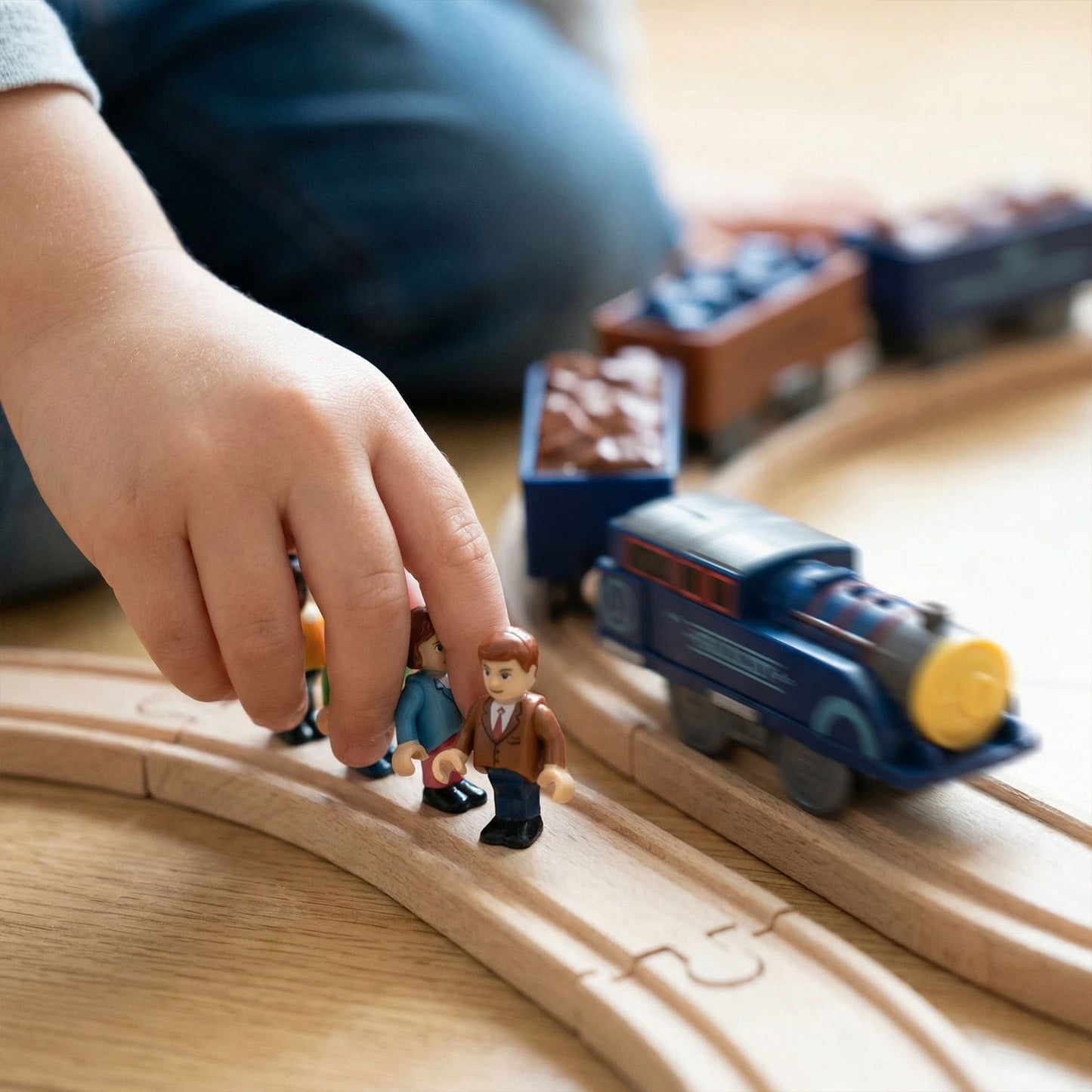 Track City train track toy set for imaginative railway play