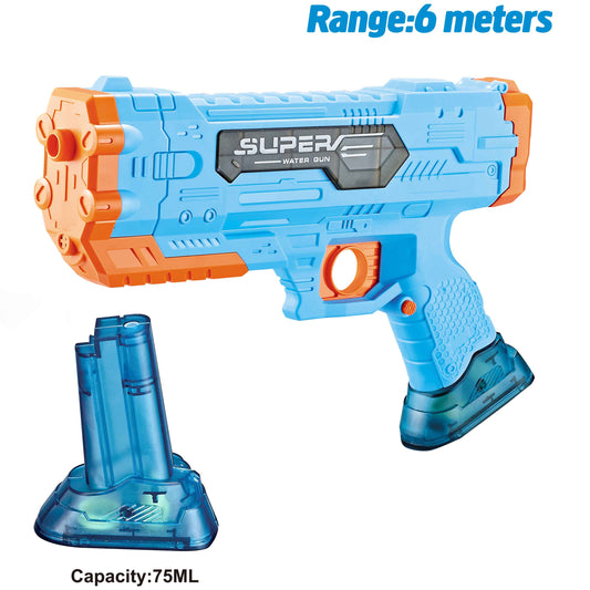 Electric Water Gun – Medium Glock Style Single Magazine (75ml, USB Rechargeable)