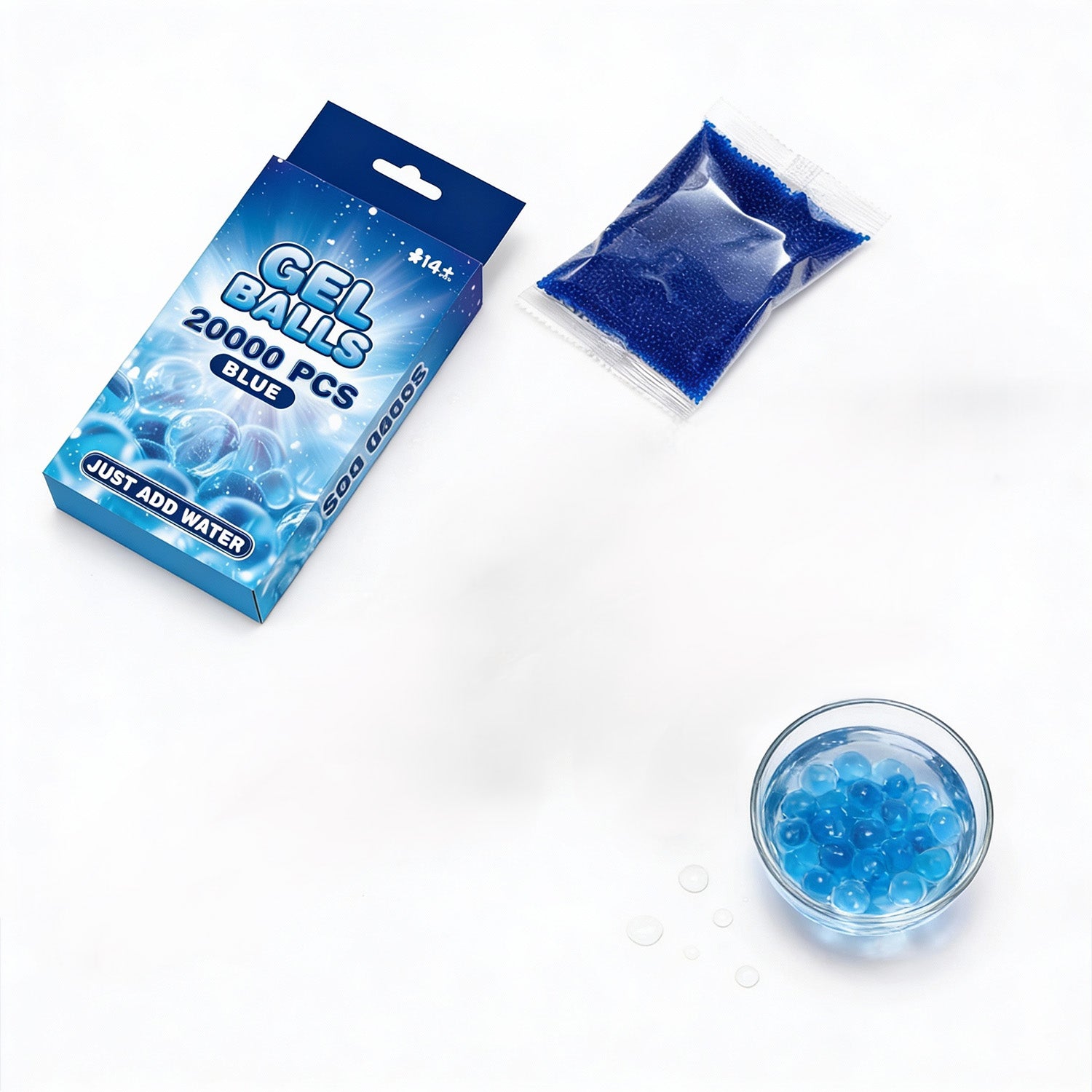 Gel balls refill pack for gel blaster toys in Qatar
