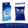 Blue gel balls 20,000 pcs water gel beads for gel blaster toys