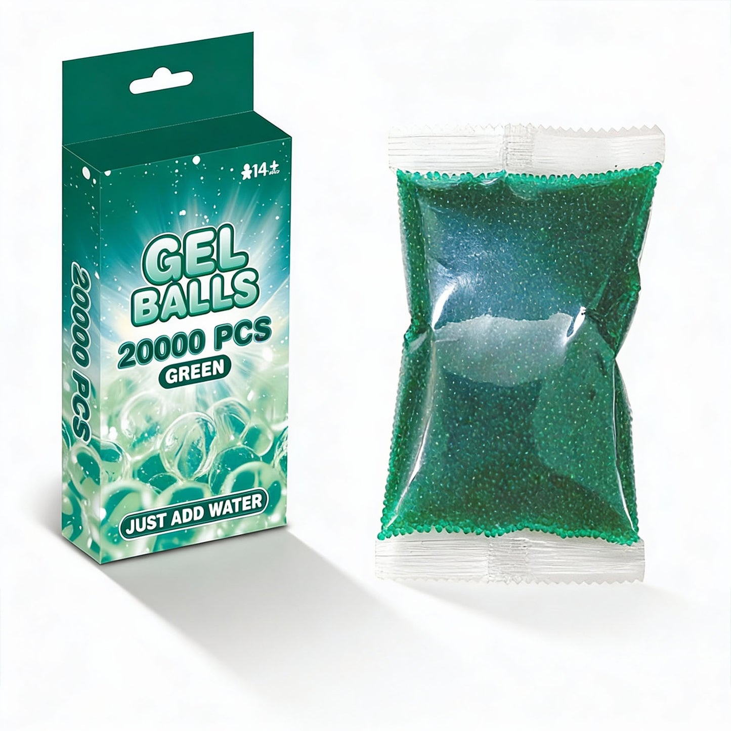 Gel blaster ammo refill green biodegradable gel balls
