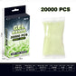 Packaging of 20,000 gel balls with night light feature and a clear bag of gel balls.