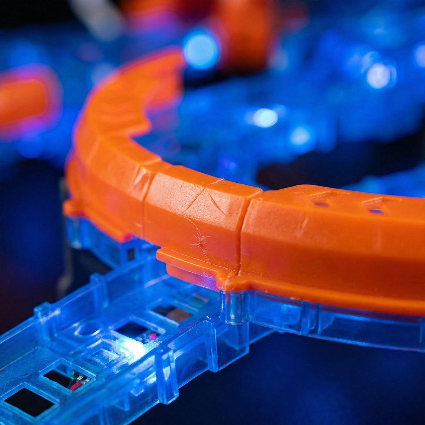 90-Piece Light-Up Racing Track with Electric Car (Ages 3+) | Qatar