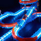 90-Piece Light-Up Racing Track with Electric Car (Ages 3+) | Qatar