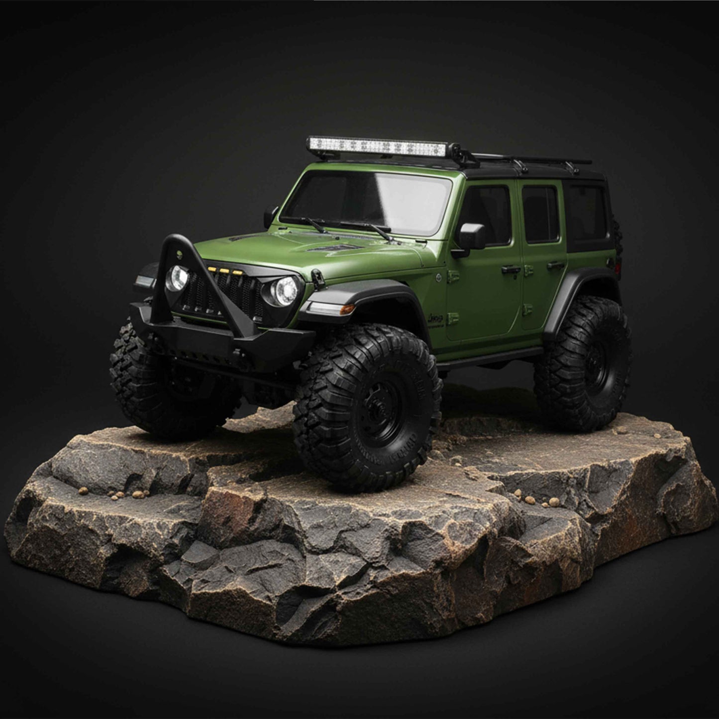 1:16 RTR 4WD RC Off-Road SUV (Green) – 2.4GHz, IPX4, 7.4V Battery Climbing Vehicle