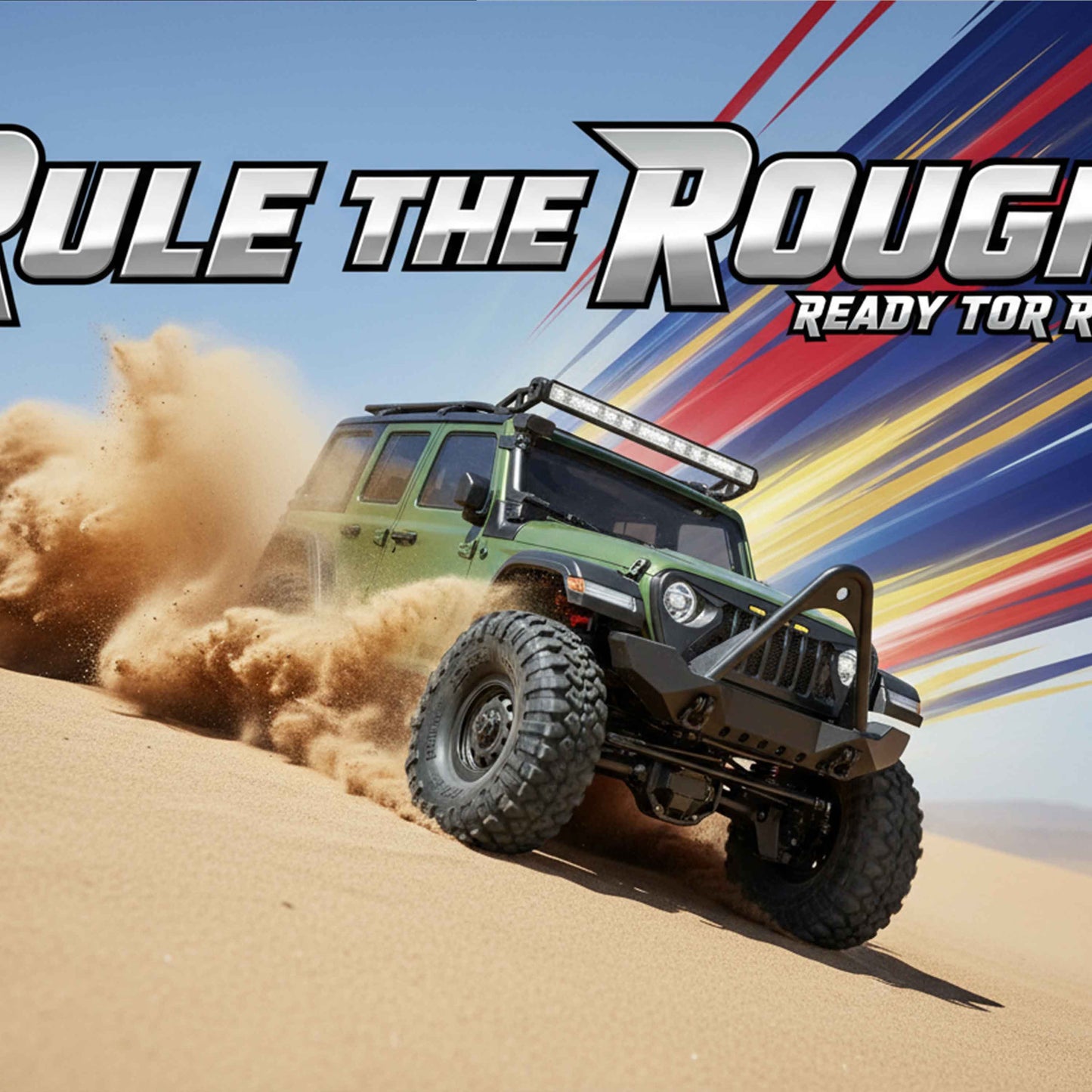 1:16 RTR 4WD RC Off-Road SUV (Green) – 2.4GHz, IPX4, 7.4V Battery Climbing Vehicle