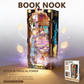 lighted book nook wooden puzzle kit for teens and adults 14 plus