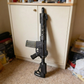 AR-15 electric gel blaster with spiral metal inner barrel and electric magazine