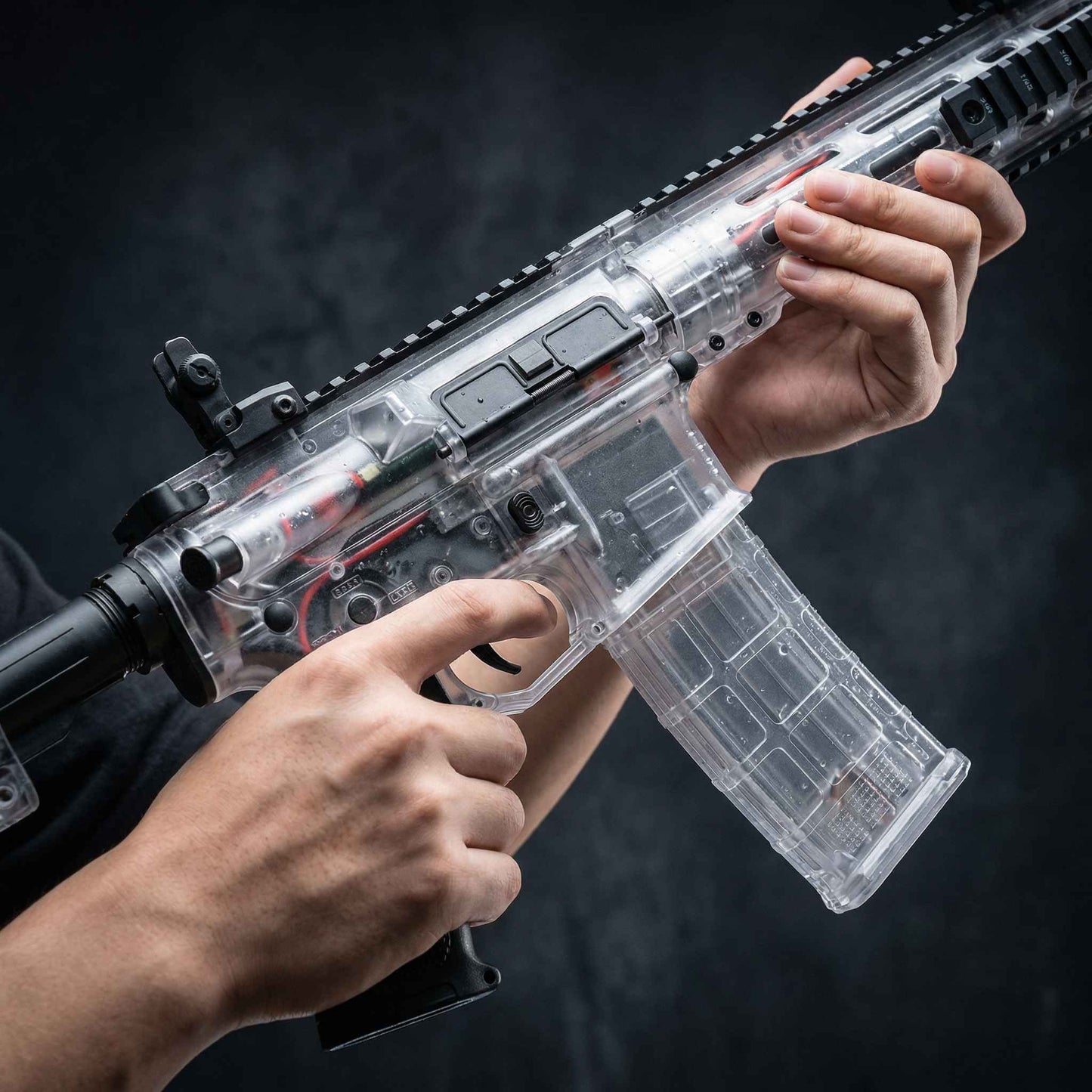 AR15/F4 Electric Water Bullet Gun Toy – High-Speed Gel Blaster for Teens | Qatar