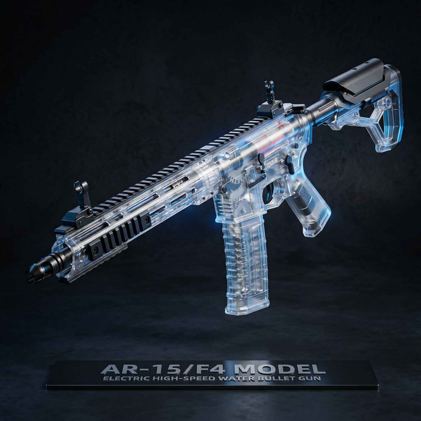 AR15/F4 Electric Water Bullet Gun Toy – High-Speed Gel Blaster for Teens | Qatar