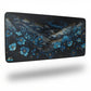 MAZE Light Series– Arcane Blue Floral 2XL Extended Gaming Desk Mat