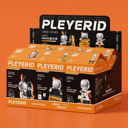 Sluban Pleyerid Astronaut Creative Life Bricks – Space Building Block Figures (M38-P8030 Series)