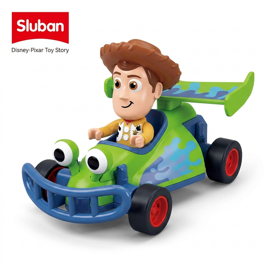 Sluban Toy Story Woody Assembly Car – Friction Toy Vehicle (M38-LS023)