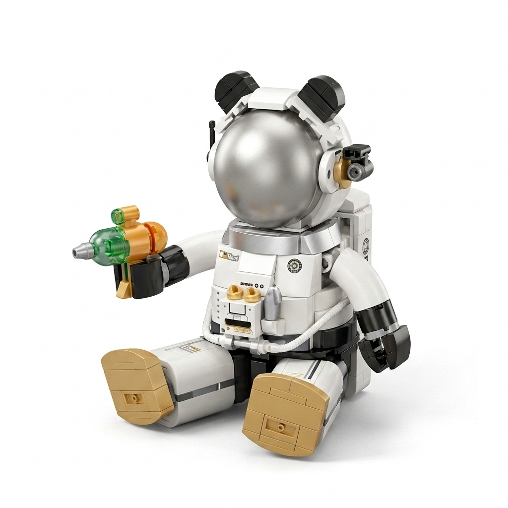 Sluban Pleyerid Astronaut Building Block Figure – Creative Life Bricks Space Model (M38-P8031)