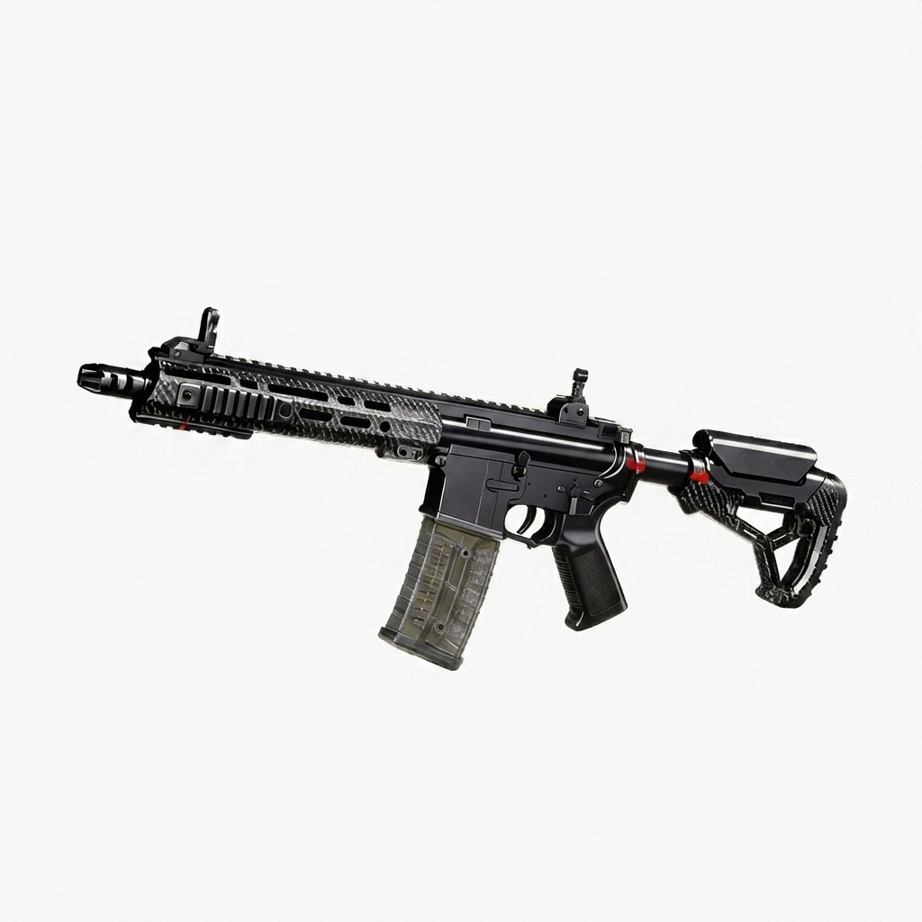 AR-15 / F4 Electric Water Gel Blaster Toy 76cm with Tactical Carry Bag – High-Speed Rechargeable Gel Ball Gun (14+) - Qatar