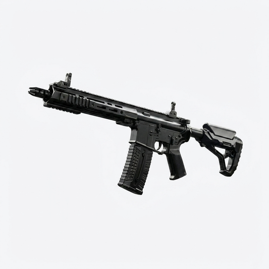 AR-15 / F4 Electric Water Gel Blaster Toy 76cm – Metal Gear High-Speed Rechargeable Gel Ball Gun (14+)