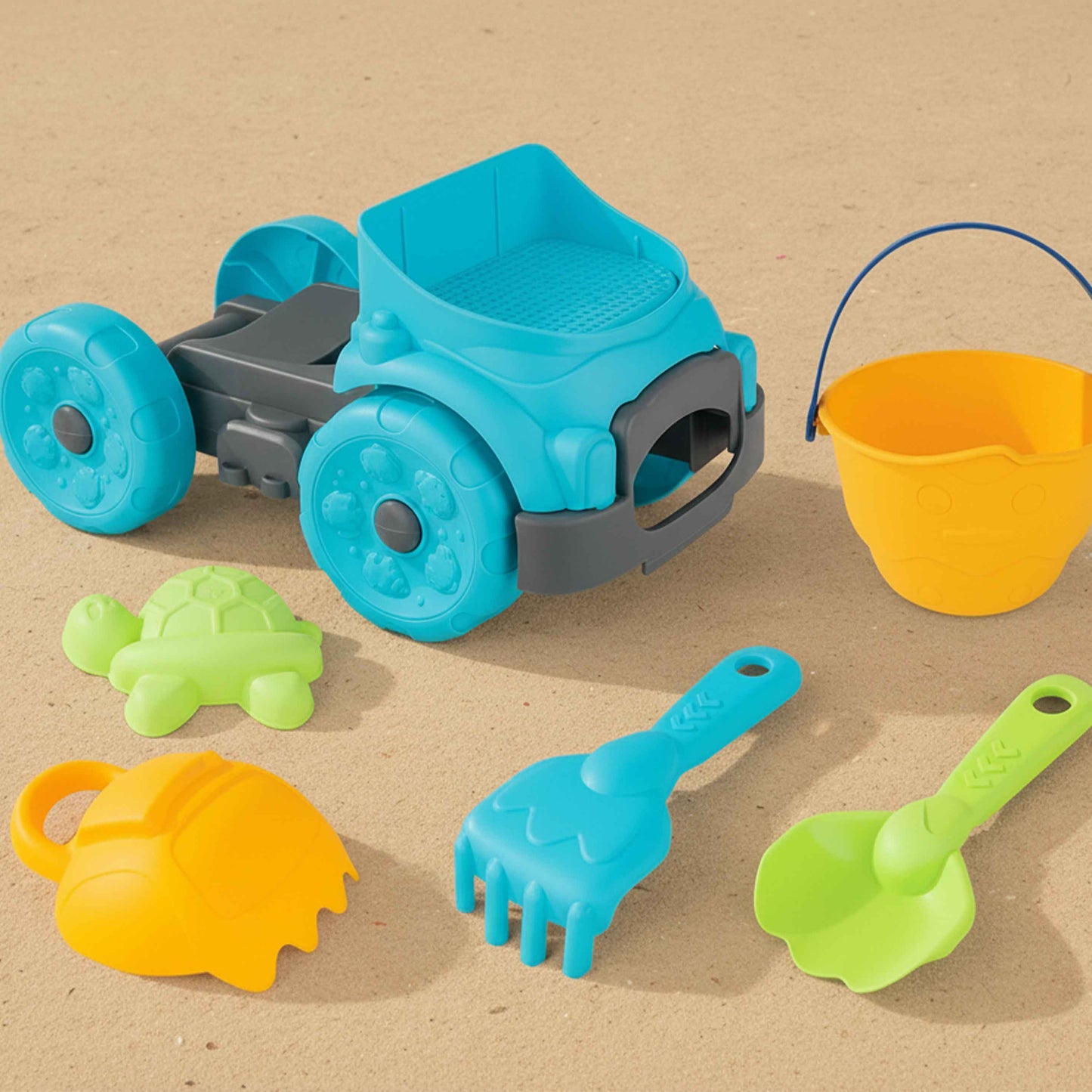 Luxury Beach Series Kids Sand Truck Set with Bucket & Tools