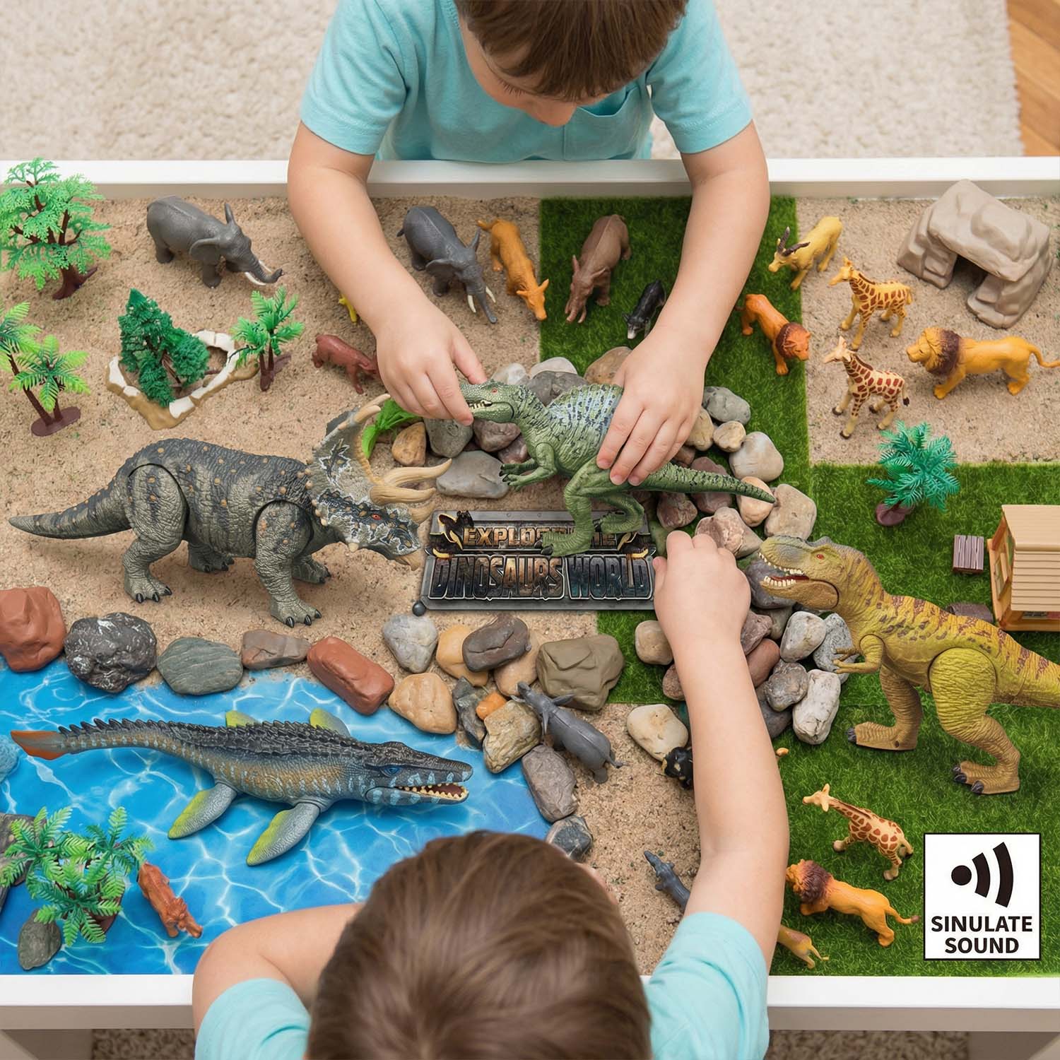 Tyrannosaurus Rex dinosaur toy with movable parts