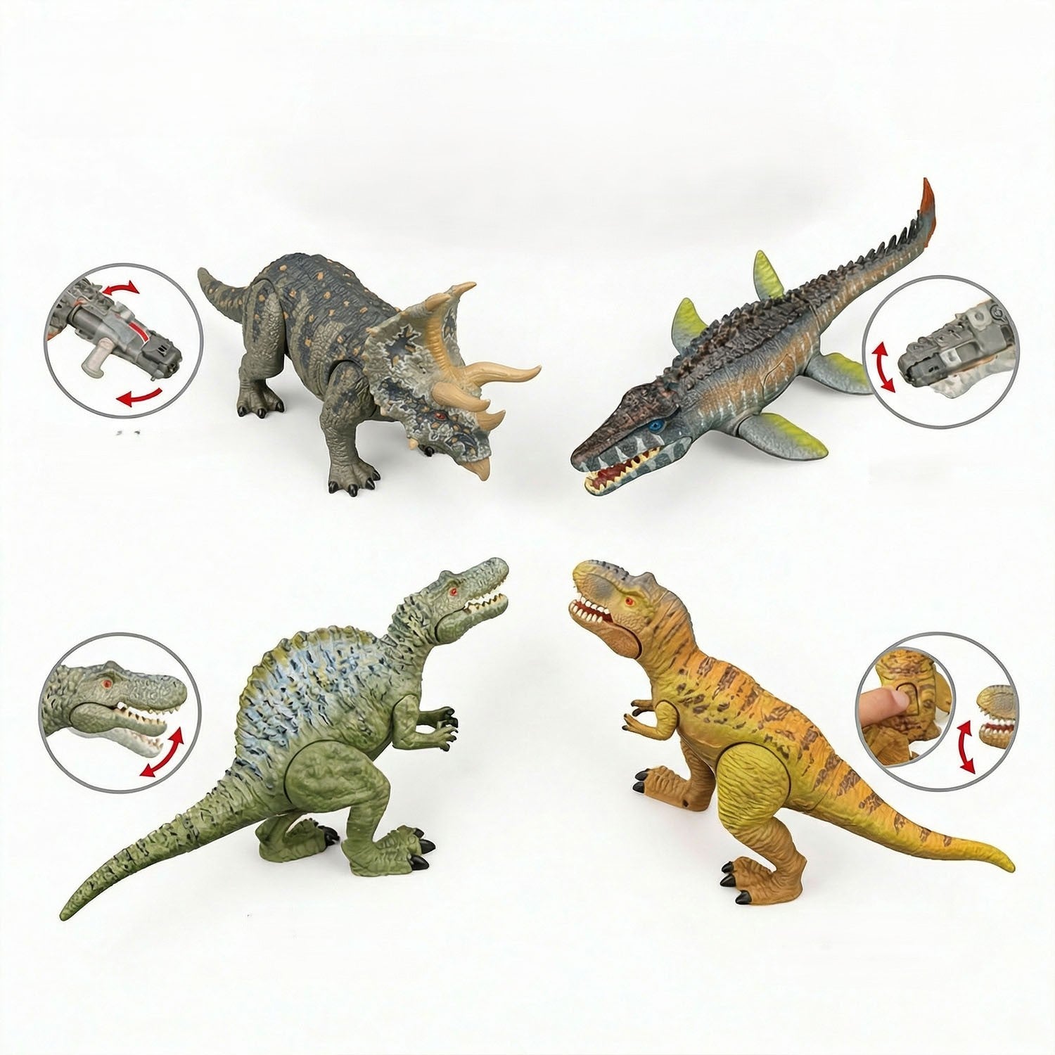 Tyrannosaurus Rex dinosaur toy with movable parts