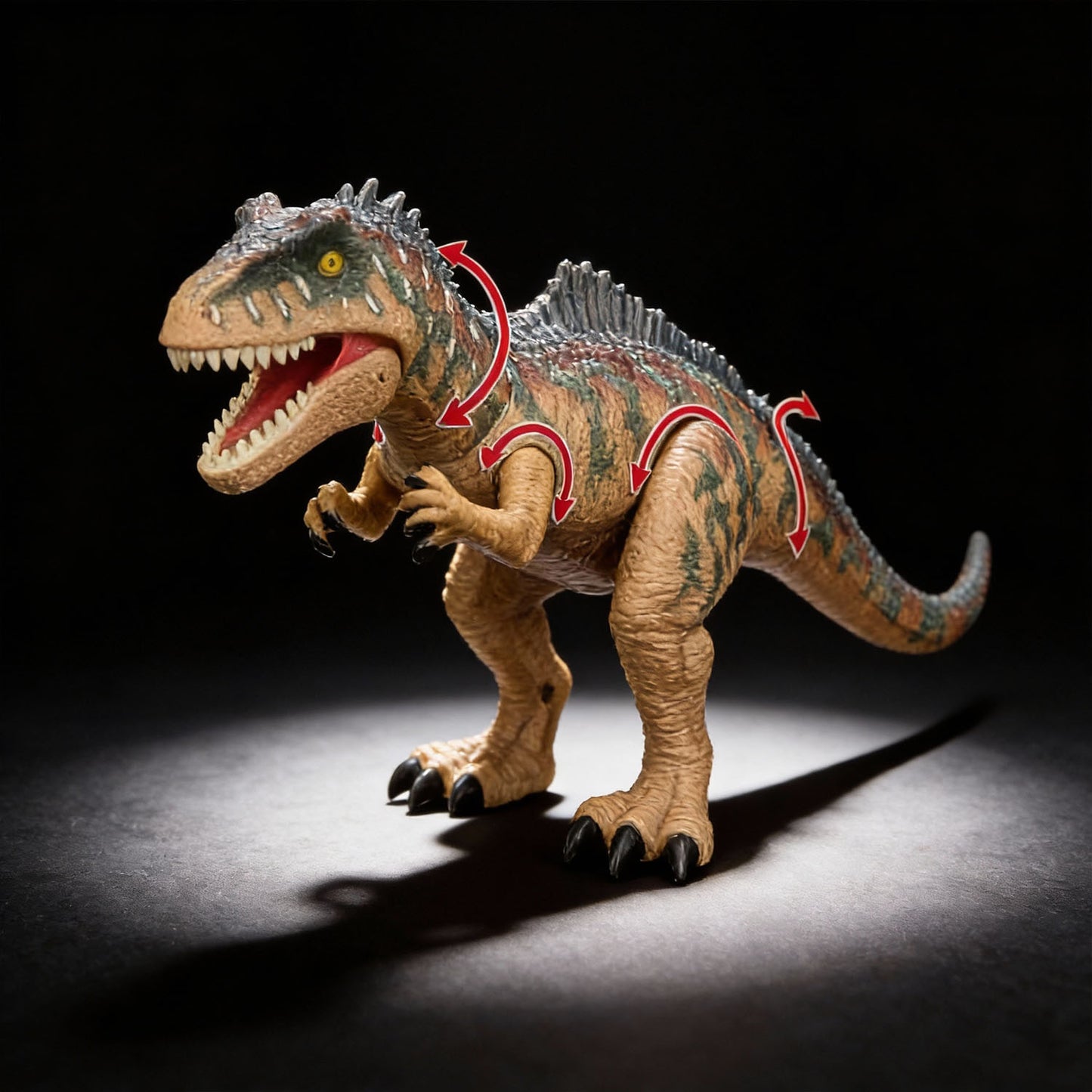 Interactive dinosaur toy with sound for kids in Qatar