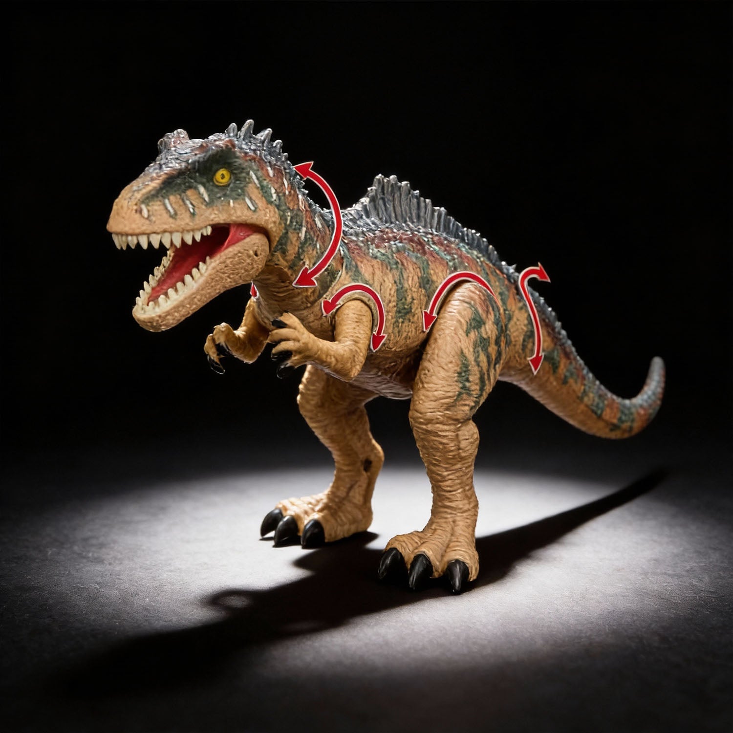 Interactive dinosaur toy with sound for kids in Qatar