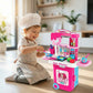 Pretend cooking toy with accessories