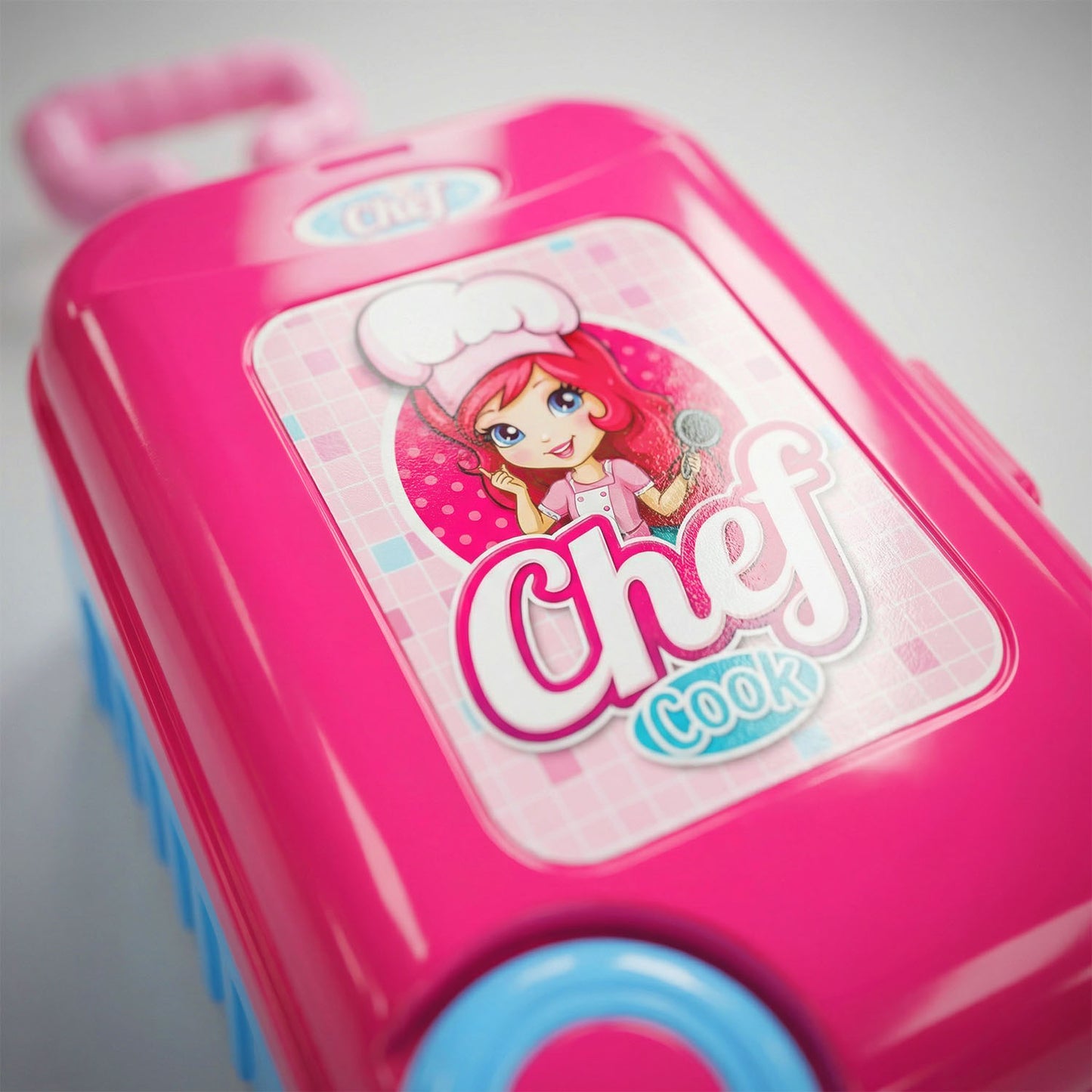 Pretend cooking toy with accessories