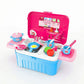 Rolling kitchen luggage role play set