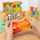 Creative animal clay playset for kids
