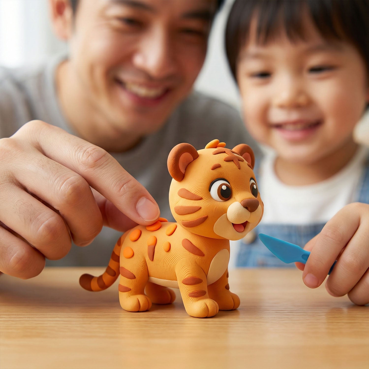 Kids non toxic color clay animal toy