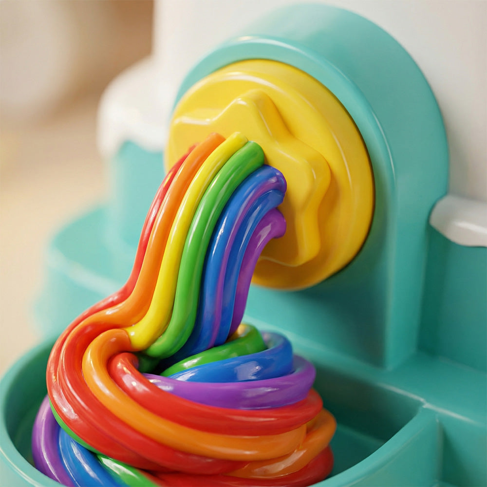 Educational clay cake machine playset for children 3 plus