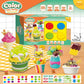 Kids ice cream color clay playset with dessert molds