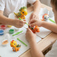 Kids dinosaur color clay playset with eggs and accessories