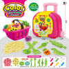 Color Clay Series toy set with pink suitcase, tools, and accessories