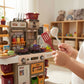 Kids kitchen playset with water system