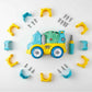Kids DIY Assemble Cement Mixer Truck with Screwdriver – Build & Play Take-Apart Toy (21cm)