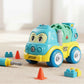 Kids DIY Assemble Cement Mixer Truck with Screwdriver – Build & Play Take-Apart Toy (21cm)