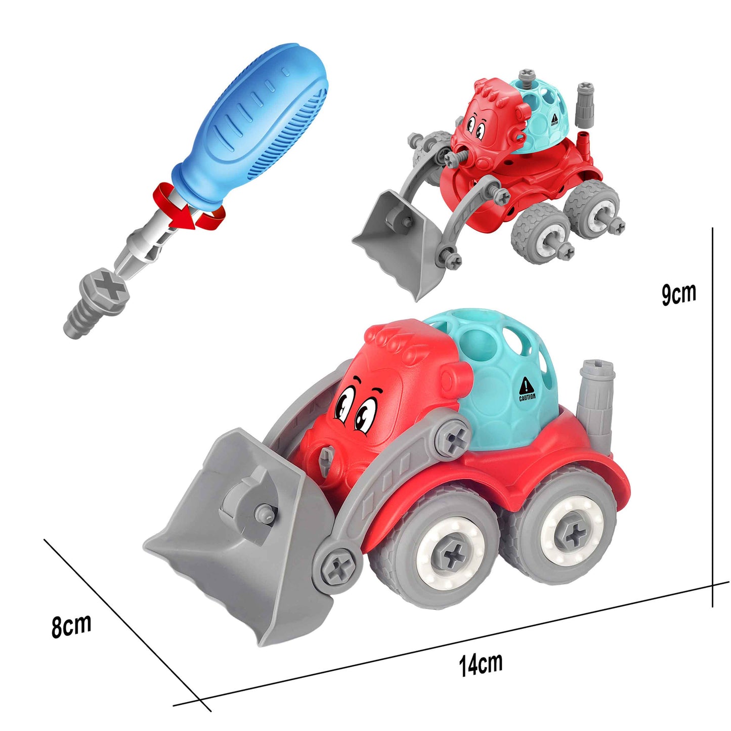 Mini Disassembly & Assembly Cartoon Car DIY Set – Fun Educational Toy for Kids