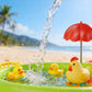 Fun Water Park Baby Bath Water Play Set with Floating Ducks, Slides, Showers and Scoops – 16-Piece Interactive Water Toy for Toddlers and Kids | Qatar
