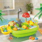 Fun Water Park Baby Bath Water Play Set with Floating Ducks, Slides, Showers and Scoops – 16-Piece Interactive Water Toy for Toddlers and Kids | Qatar