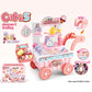 Kids ice cream dessert trolley playset with lights and music

Pretend ice cream shop cart toy for toddlers

Dessert trolley role play toy with rotating display

Kids ice cream cart push toy playset

Ice cream dessert trolley toy for children