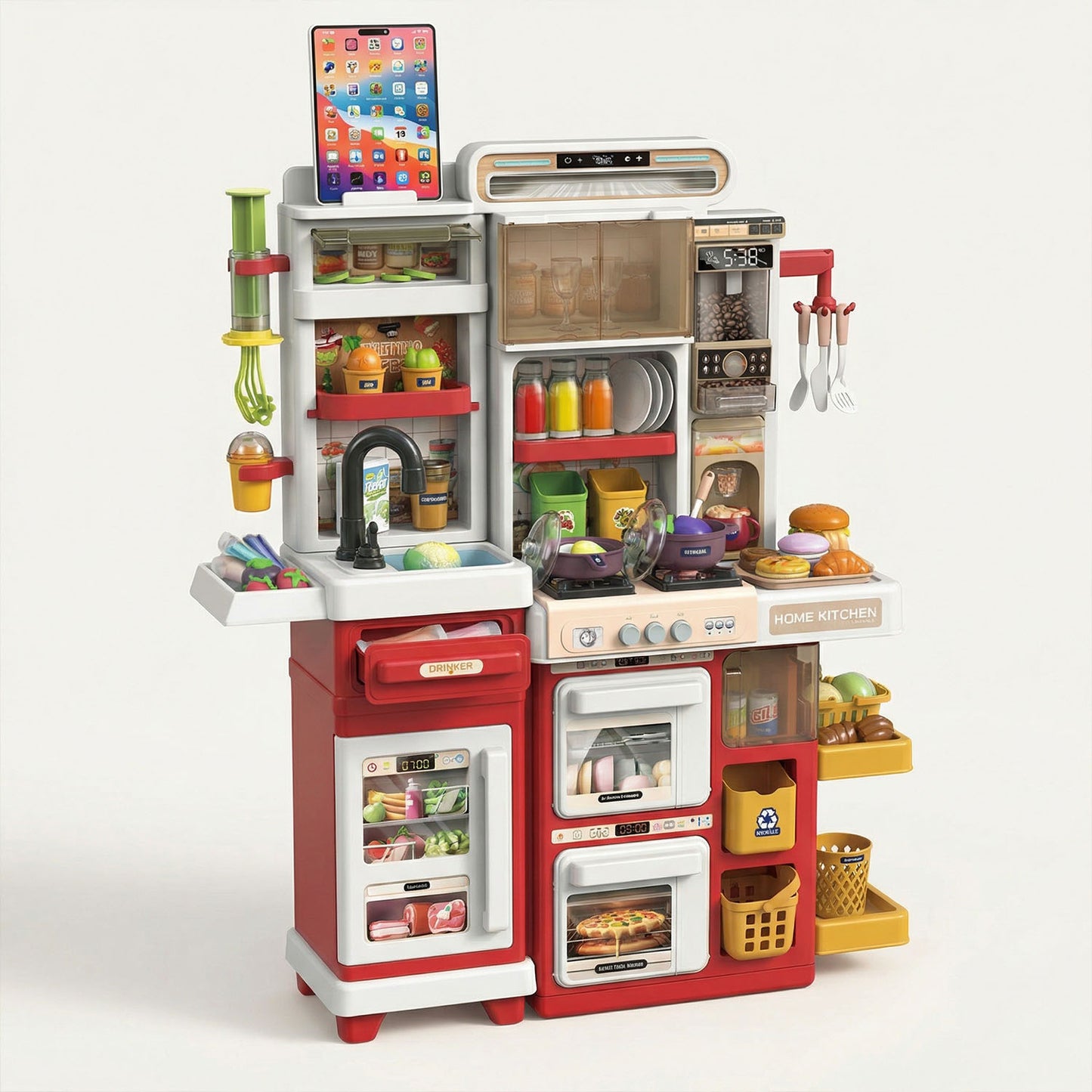 Dream Kitchen Deluxe Playset – Interactive Kids Kitchen with Steam, Water & 66 Accessories | Qatar