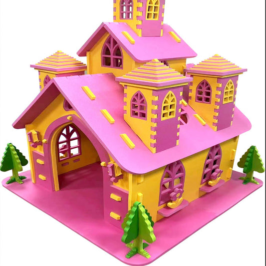 EVA Princess Castle – Patented Kids’ Playhouse with 3D Assembly