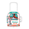 Kids Kitchen Play Set with Luggage Case – 14PCS Cooking Toy Set