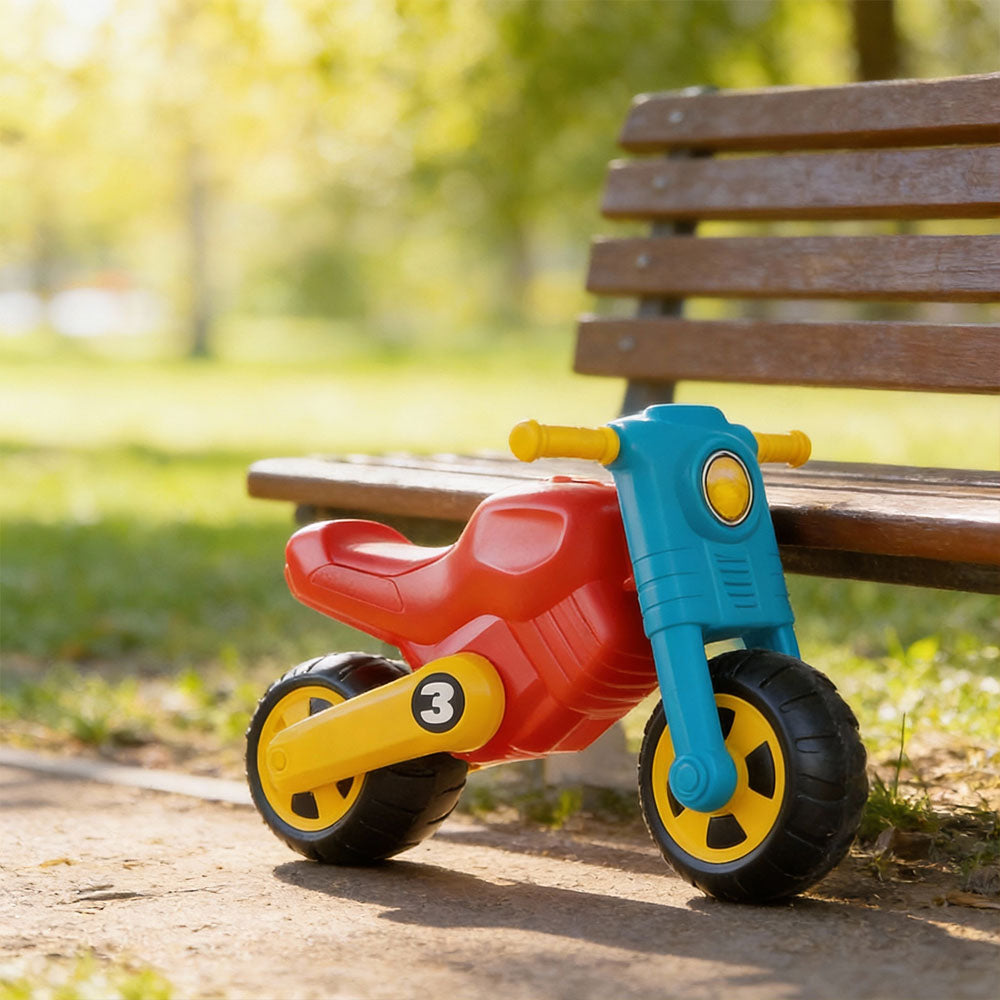 Moto Go push and go motorcycle toy for kids ages 3 to 7