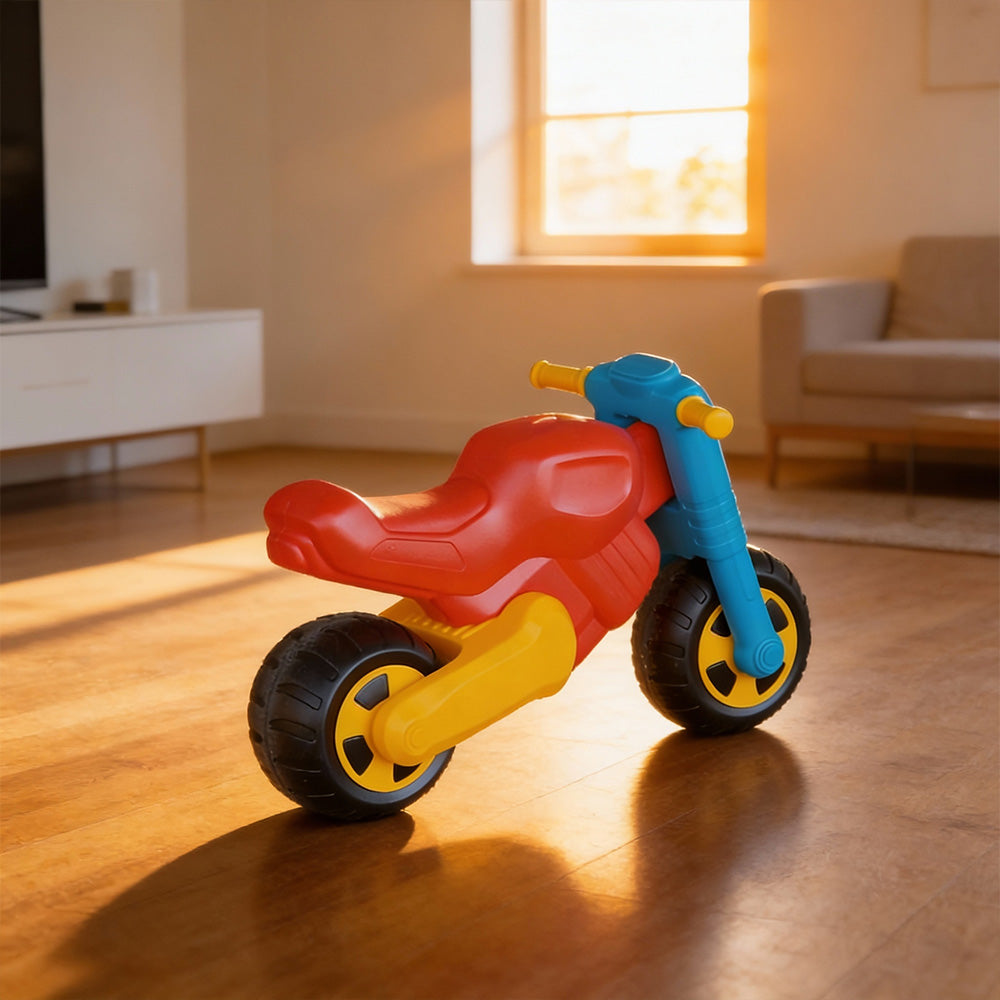 Moto Go Push & Go Motorcycle Toy – Kids Motorbike Vehicle Toy (Ages 3–7)