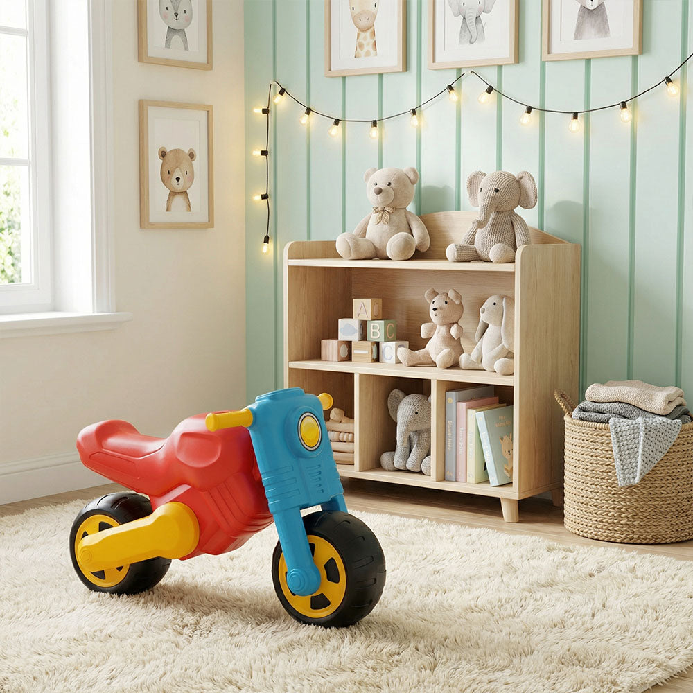 Durable push go motorcycle toy for boys and girls
